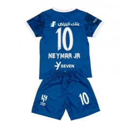 Al-Hilal Neymar Jr #10 Thuis tenue Kids 2024-25 Korte Mouw (+ Korte broeken)